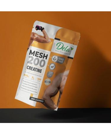 Buy Micronized Creatine Monohydrate Powder | 200 Mesh 5g per Serving | 500g Muscle Builder for Pre & Post Workout | International Shipping - Buy Online on GoSupps.com