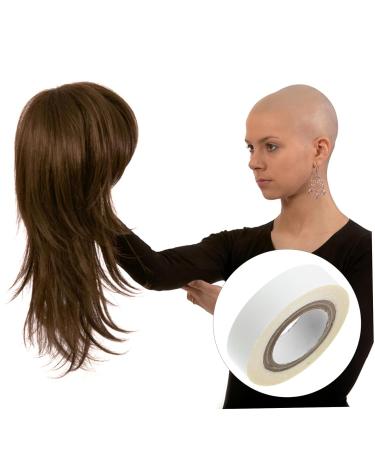 PLAFOPE 1 Roll Wig Film Hair Glue for Lace Wigs Wig Tape Double Sided Lace Wig Tape Strips Bold Hold Wig Tape for Lace Wigs Scalp Tape for Wigs Double Sided Wig Tape Hair Tape White Tissue 4.70X4.70X1.30CM White - Buy Online on GoSupps.com