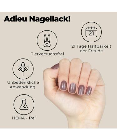 Original Miss Sophie Starter Set - Self-Adhesive Nail Foils & Stickers (Sugar Babe & Cocoa) | Premium Nail Polish Foil for Easy Application - Buy Online on GoSupps.com