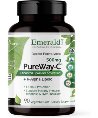 EMERALD LABS Bundle with Elderberry Plus (60 Veg Caps) & PureWay-C (90 Veg Caps) - Digestive & Immune Support with European Elderberry Extract Vitamin C Albion Chelated Zinc & R-Alpha Lipoic Acid* - Buy Online on GoSupps.com