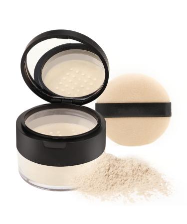 Boobeen Oil Control Loose Powder Translucent Setting Powder Smooth Loose Face Powder Lightweight&Long Lasting Makeup Setting Foundation Powder Matte Tint C03