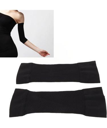 ZJchao Compression Arm Slimming Sleeves | Comfortable & Durable Cotton Wrap for Men & Women | Black Medium Elasticity - Buy Online on GoSupps.com