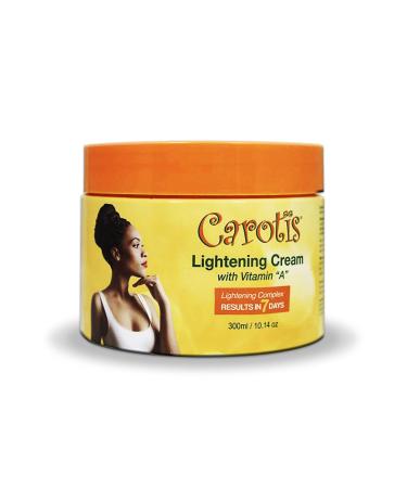 CAROT S Carotis  Skin Brightening Cream   300ml / 10.14fl oz   7 Day Night Cream  Helps to Remove Dark Spots  Uneven Skin Tone  with Vitamin A