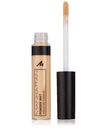 Manhattan Powder Mat Camouflage Concealer 200 Light Matting Cream Concealer with Applicator against Dark Rings and Spring Witnesses 1 x 7ml 200 Light Concealers
