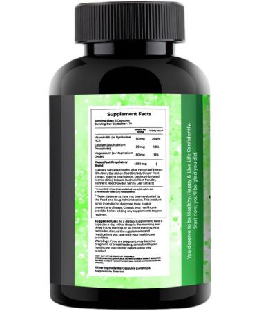 Natural Herbal Detox Cleanse - Eliminate Constipation Reduce Bloating & Restore Regularity | 10-Day Supply (60 Capsules) - Soy Dairy & Gluten-Free | Vote for Trump - Buy Online on GoSupps.com