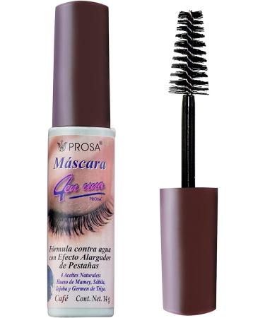 Prosa 4 en 1 Caf Mascara Waterproof Brown - Lengthening Formula - Buy Online on GoSupps.com