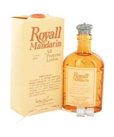 Royall Mandarin Orange By Royall Fragrances Aftershave Lotion Cologne Spray 4 Oz 1 Count (Pack of 1)