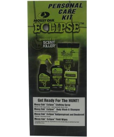 Wildlife Powered by Scent Killer Eclipse Personal Care Kit- Clothing Spray  Body Wash & Shampoo  Antiperspirant & Deodorant  Field Wipes - Buy Online on GoSupps.com