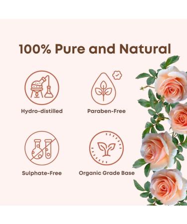 Rose Attar 100% Natural Fragrance Hydro Distilled Alcohol Free Pure and Natural Organic Grade Base Paraben-free Sulphate-free Unisex From India's Perfume Capital-Kannauj - Buy Online on GoSupps.com