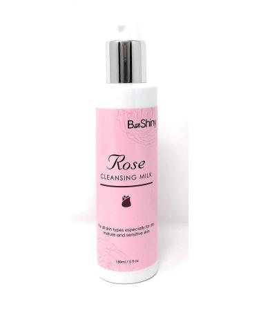 Rose Milk Facial Cleanser Hydrating Cream Face Cleanser for Youthful Radiant Looking Skin - Dry Sensitive and Mature skin - 150ml