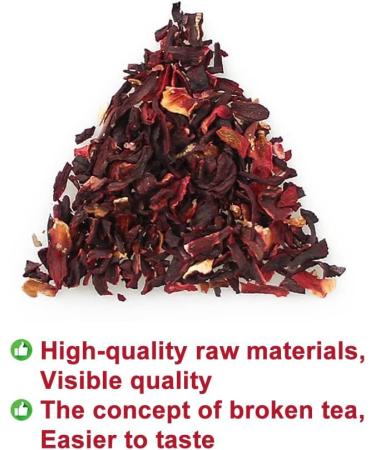 100% Natural Roselle Tea Bag 150g/5.29oz (3g*50bags) / Fleurs de Roselle s ch es fleurs comestibles hibiscus - fleurs pures Roselle bourgeons herbac - non - OGM - ar me naturel - Buy Online on GoSupps.com