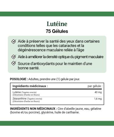 Nature's Bounty Ultra Strength Lutein 40mg with Zeaxanthin Eye Health Supplements Support Vision Health 75 Softgels - Buy Online on GoSupps.com