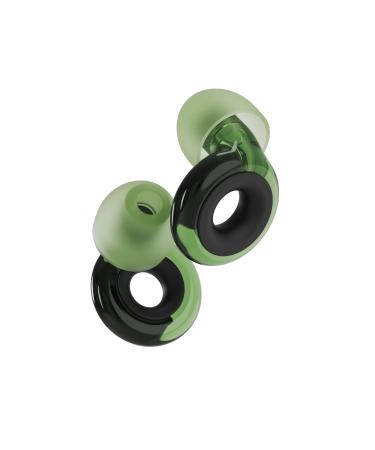Loop Engage plus earplugs - low noise reduction in clear language - conversations social events noise sensitivity & for parents - earplug attachments + additional accessories SNR 16dB Green