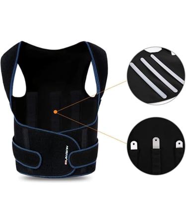 Correcteur pour Les Hommes et Les Femmes Le Dossier de Support de Support de la clavicule la Colonne vert brale ajust en Vertu de la Droite emp che l'am lioration Noir M - Buy Online on GoSupps.com