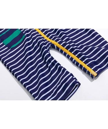 Bonverano Baby Boys Swimsuit UPF 50+ Sun Protection 12-18 Months Stripe 2 - Full-Length Zipper One Piece Swimwear - Buy Online on GoSupps.com
