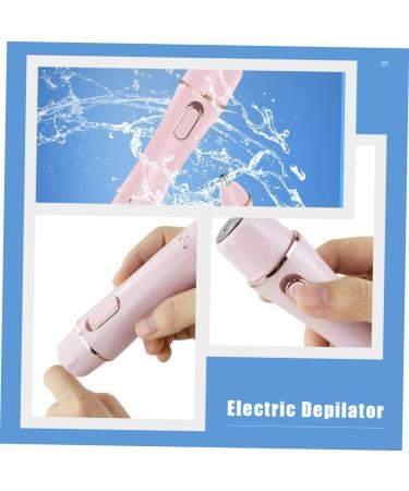 Housoutil Electric Eyebrow Trimmer & Facial Epilator - Cordless Hair Removal Tool for Face Bikini & Body - Pink Shaver Set - Buy Online on GoSupps.com