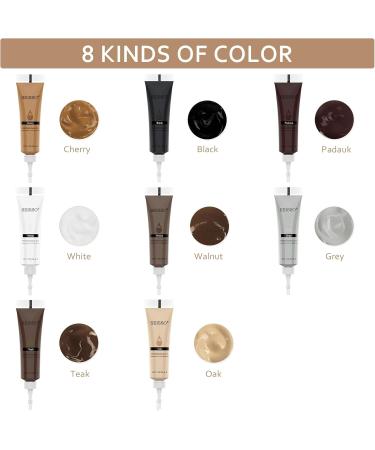 Premium Wood Furniture Repair Kit - 8 Colors Fillers & Touch-Up Markers for Scratches Stains | Restore Tables Cabinets Floors & Doors - 20 Sets - Buy Online on GoSupps.com