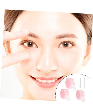 FOMIYES 6 Rolls Double Eyelid Sticker Invisible Tape Adhesive Eyelid Strip Double Eyelid Tape Make up Olives 5x5x2.5cmx2pcs Pinkx2pcs - Buy Online on GoSupps.com
