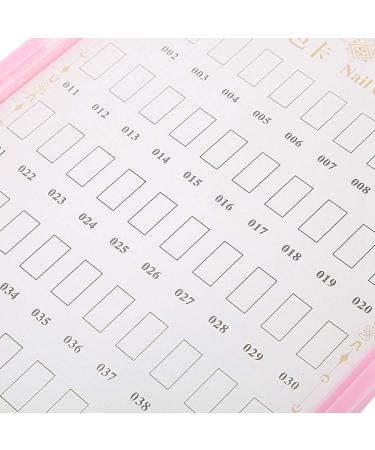 Buy Crazy Sale Nail Art Display Stand Pink Nail Polish Gel Color Card for Manicure Practice International Shipping Available - Buy Online on GoSupps.com