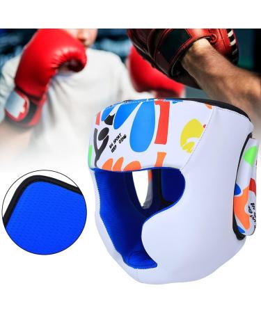 Alomejor Children's Box Head Protection | Graffiti Full Facial Gear for Boxing Muay Thai MMA & Kickboxing - Buy Online on GoSupps.com