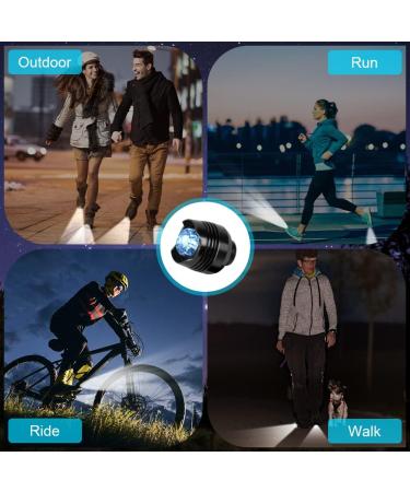 2 Pack Glow in The Dark Headlights for Croc Shoes - 3 Light Modes Shoe Charms for Walking, Hiking, Camping - Black - Buy Online on GoSupps.com