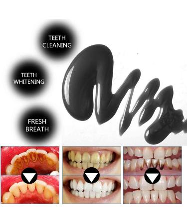 Bamboo Charcoal Deep Toothpaste - Activated Carbon Tooth Whitening - Naturish 3PCs - Buy Online on GoSupps.com
