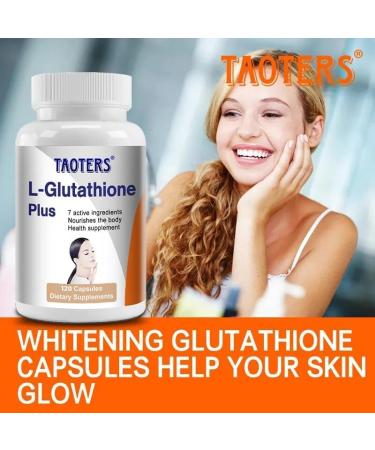 L-Glutathione Plus Skin Whitening (120 Capsules) Powerful Antioxidant - Buy Online on GoSupps.com