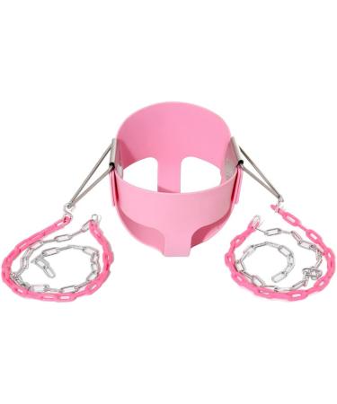 Take Me Away Pink Swing Seat - Heavy Duty Plastic Coated Chain - Playground Swing Set Replacement - Buy Online on GoSupps.com