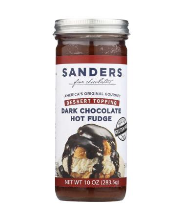 Sanders Dark Chocolate Hot Fudge Topping 20 oz - 2 Pack | Rich & Decadent Dessert Sauce - Buy Online on GoSupps.com