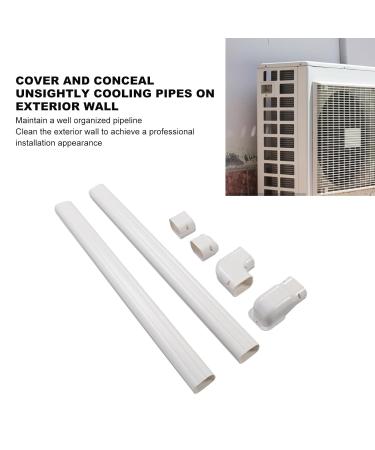 Buy PVC Line Set with Wall Cover & Ducts for 1-5HP Air Conditioners | International Shipping Available - Buy Online on GoSupps.com
