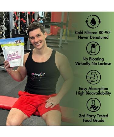 Pure Choice Frosted Marshmallow Whey Protein Isolate Powder 28g Protein Undenatured Whey No Fillers (Frosted Marshallow Whey 2 lb) - Buy Online on GoSupps.com