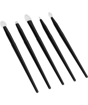 Makeup Brush Set Even Application 5 Piece Multipurpose Silicone Lip Brush Easy Cleaning for Daily Office and Travel Use - Buy Online on GoSupps.com
