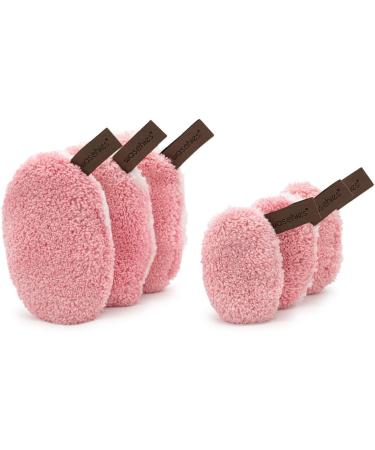 Washable Makeup Removal Pads - Set of 6 Reusable Deep Pore Cleaning Pads Ros Edition - Hypoallergenic & Skin-Friendly - Buy Online on GoSupps.com