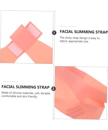 Beatifufu Silicone Beauty Bandage Chin Lift Woman Chin Strap Thin Belt Face Maskes Women Bandages Double Chin Reducer Face-lifting Artifact Face Lifting Tape Face Belt - Buy Online on GoSupps.com