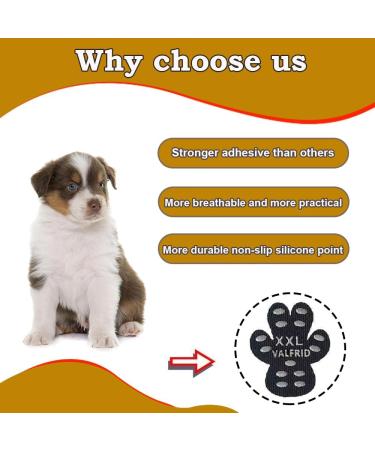 Valfrid Anti-Slip Paw Protection for Dogs - 48 Self-Adhesive Silicone Gel Pads Non-Slip Traction Dog Shoes Multicolor Size S (0-5kg) - Buy Online on GoSupps.com