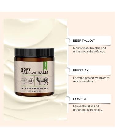  G n rique Beef Tallow for Skin 114 g Body Moisturizer for Women Nourishinsg Body Butter for sWomen Girls Moisturizing Skin Care Lotsion - Buy Online on GoSupps.com