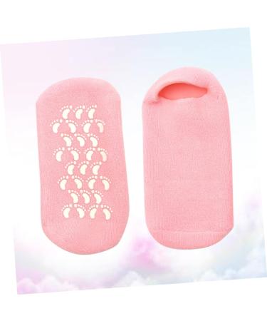 Beavorty 1 Pair Sneaker Heels Moisturizing Socks for Men Ladies Short Sets Stocking Stuffers for Guys Heel Moisturizing Socks Foot Lotion Socks Moisturizing Gel Socks Gel Heel Socks Pink - Buy Online on GoSupps.com
