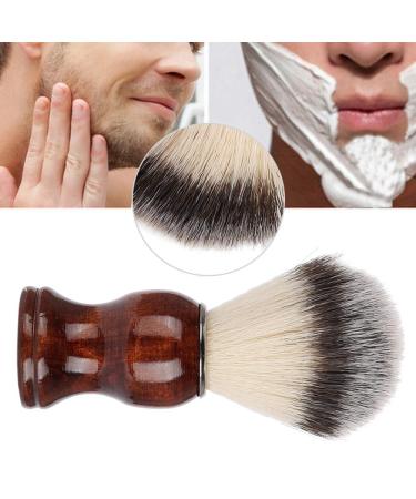 Premium Hair Shaving Brush for Men | Soft Bristles Beard Care Razor & Portable Wooden Handle for Travel & Home - Buy Online on GoSupps.com