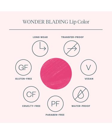 Wonderskin Wonder Blading Lip Stain Masque - Neon Rose Stain & Go | Long Lasting, Transfer Proof, Matte Finish - Waterproof Formula - Buy Online on GoSupps.com