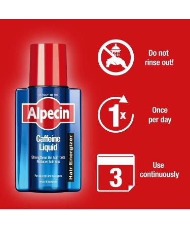  Alpecin Alpecin Energizing Hair Treatment - Liquid Formula - 200 ml - Pack of 2 - Buy Online on GoSupps.com