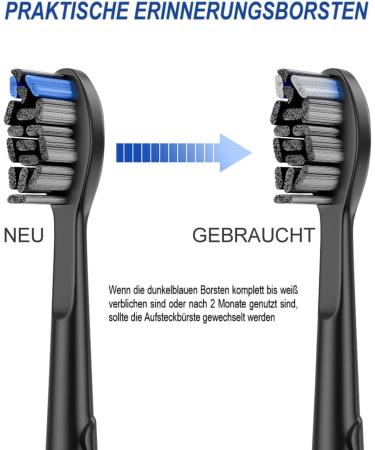Buy 16x Compatible Replacement Brush Heads for Philips Sonicare Electric Toothbrush - 8 White & 8 Black Options International Shipping Available - Buy Online on GoSupps.com
