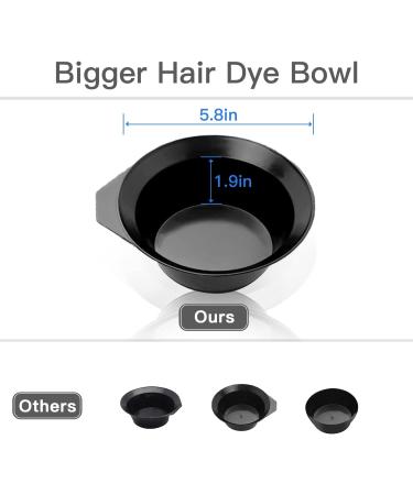 20 Pcs Hair Dye Brush and Bowl Set - DIY Hair Coloring Kit for Salon-quality Results - Buy Online on GoSupps.com