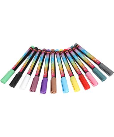 Quick Dry 12 Colors 3D Nail Pens Set DIY Nail Art Drawing Brush Easy to Grip and Portable for Manicure Tools - Buy Online on GoSupps.com
