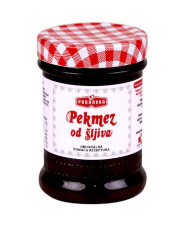 Pufai Podravka Plum puree jam 350 g in glass
