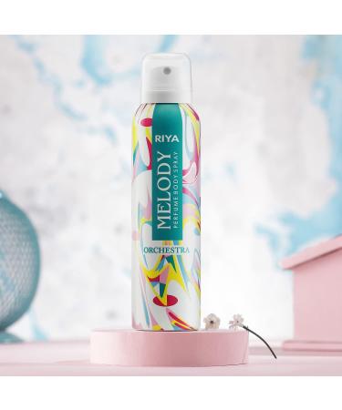 THE R.IYA/MELODY ORCHESTSA | 150 ml Body Spray for Women | Citrus Floral Fresh Scent | Mild Fragrance | Morning Fresh Fragrance Scent | Pack of 2 (150 ml Each) - Buy Online on GoSupps.com