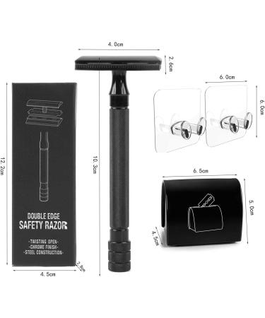 Yiida Butterfly Double Open Edge Razor | Long Handle & Holder | Easy to Use for Men & Women | International Shipping Available - Buy Online on GoSupps.com