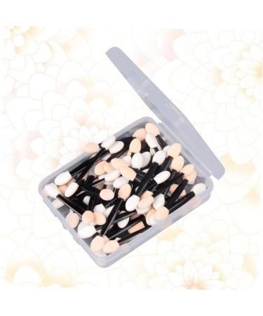 Angoily 50 Pcs Eyeshadow Sponge Applicator Double Head Makeup Tools Eye Shadow Brush Sponge Brush Disposable - Buy Online on GoSupps.com