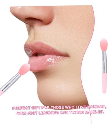 POPETPOP Lip Plumper Lip Gloss 4 Sets Lip Gloss Brush Silicone Lip Applicator Silicone Facial Brush Lip Gloss for Women Makeup Brush Makeup Lip Brush Pink Silica Gel Miss Beauty Products - Buy Online on GoSupps.com