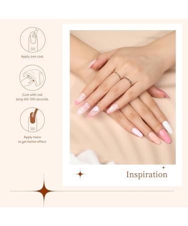 Maykawe Gel Nail Polish Starter Kit with 48W Lamp - 6 Colors Set for Beginners - Buy Online on GoSupps.com