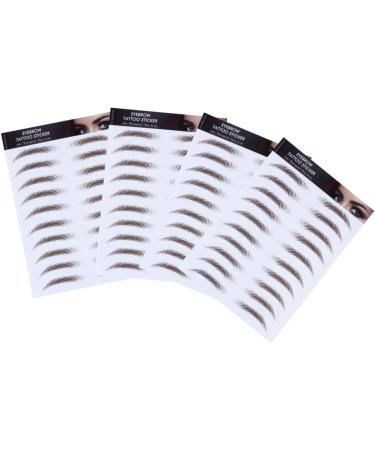 Beavorty 12 Pcs Eyebrow Stickers Brow Stickers Eyebrow 6d Transfer Stickers Eyebrow Trimming - Buy Online on GoSupps.com